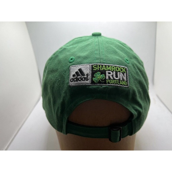 Adidas Shamrock Run Portland hat Baseball Cap Green One Size - Picture 4 of 6